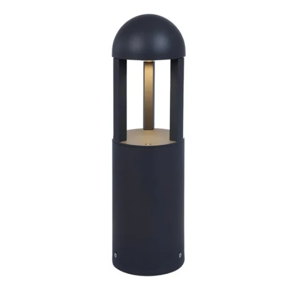16" Round Bollard Open Design Lights, 10W/18W/25W, 3000K/4000K/5000K - BOL-608RD-16-MCTP-BK