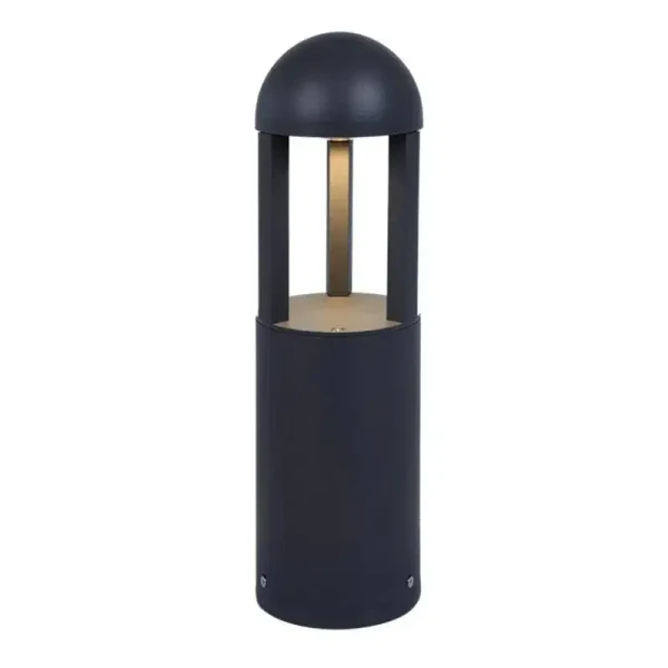 16" Round Bollard Open Design Lights, 10W/18W/25W, 3000K/4000K/5000K - BOL-608RD-16-MCTP-BK