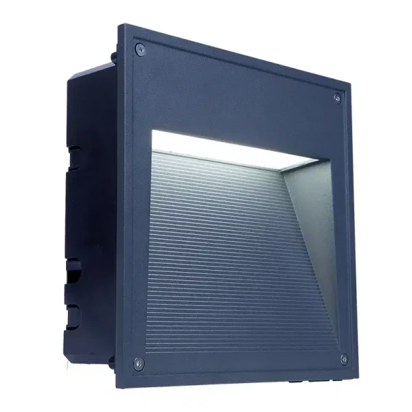 Commercial Large Wall/Step Lights, 10W/18W/25W, 3000K/4000K/5000K - STP-10X10-MCTP-BK