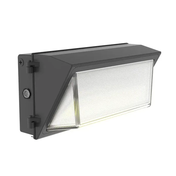 Adjustable Traditional Glass Lens Wall Pack with Emergency Backup, 100W/120W/150W, 3000K/4000K/5000K - WMXE-LG-100-150W-MCTP-P-EM