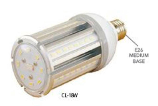 Westgate Manufacturing ENLARGES E26 (MEDIUM BASE) BUL, LED light bulb with a cylindrical design and multiple LED chips inside.