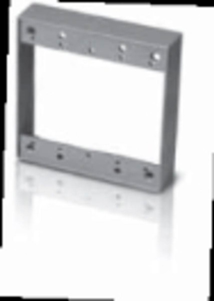 Westgate Manufacturing 2 GANG W/P EXTENSION RING, metal electrical box extension ring for wall mounting.