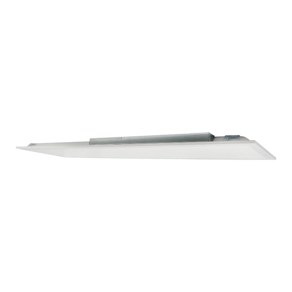 Eiko BP1 Backlit Panel, 1x4, PowerSet 40/30/25W, 4000K, 120-347V, 0-10V Dimming, LED backlit ceiling light fixture with sleek white finish.
