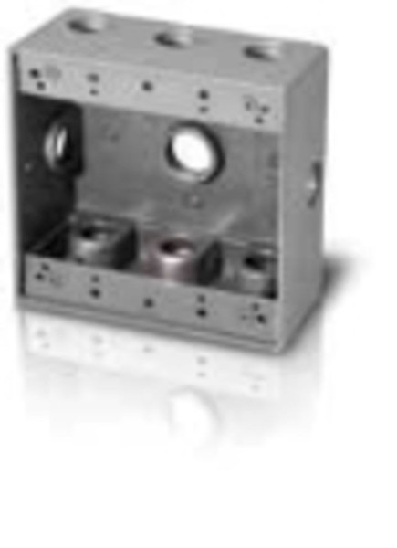 1/2” trade size, 9 outlet hole