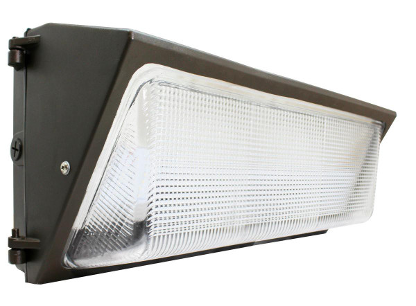 Westgate Manufacturing Surface Mount Wall Pack 120W, industrial outdoor LED lighting fixture with durable housing and clear lens for bright illumination.