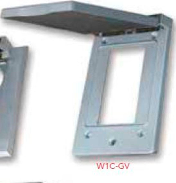 Westgate Manufacturing GFCI, VERTICAL - Metal electrical GFCI outlet box with protective cover for safe electrical wiring installation.