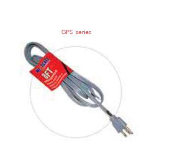 Westgate Manufacturing SPT-2 16AWG/ 3 CONDUCTOR, STRA wire cable, with gray color and a connector at one end.
