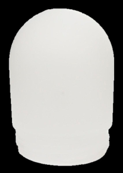 Westgate Manufacturing Replacement Glass Jar for 2-Ti, white cylindrical jar with rounded top and smooth surface