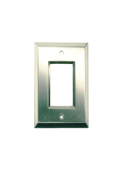 Westgate Manufacturing Trim for Step Egn, Flat, Brush, metal wall plate for electrical switch or outlet