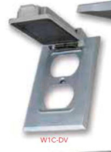 Westgate Manufacturing DUPLEX, VERTICAL, a metal industrial component with a rectangular shape and multiple cutouts for assembly.