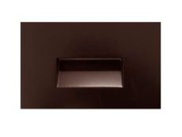 Westgate Manufacturing Trim for Step Egn, Recessed, O, product image showing a brown finished recessed step trim piece.