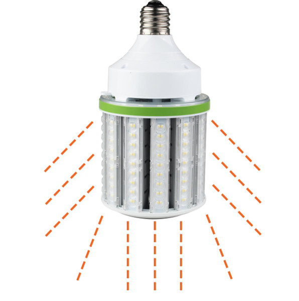 Westgate Manufacturing 125W LED CORN LIGHT, E39 5000K, energy-efficient LED street lamp with multiple LED chips for high brightness.