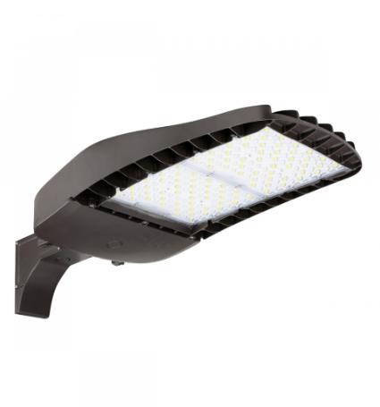 SLG Lighting 51000Lm - 380W, 120-277V, 5000K, T3, G1 Dark Bronze, LED outdoor street light with integrated LED array and durable housing.