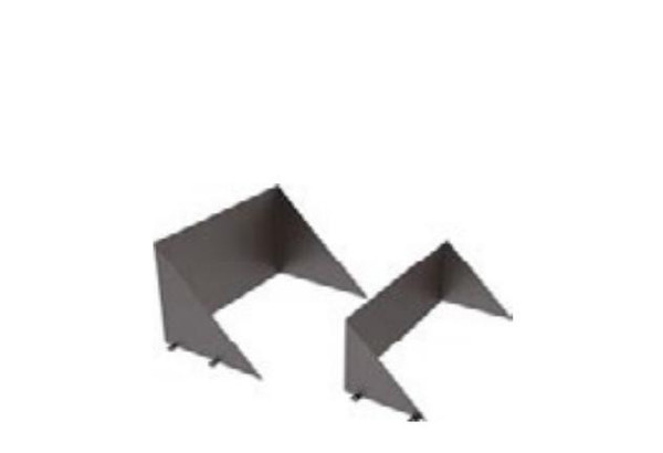 SLG Lighting External Glare Shield for ALW Large Area Light, Dark Bronze, used to reduce glare and improve lighting efficiency.