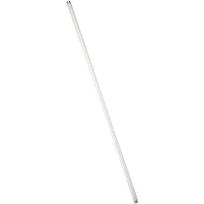Eiko 32W High Lumen Universal Start 5000K 85 CRI T-8 Medium Bi-pin LED Tube Light, elongated white LED tube on a white background.