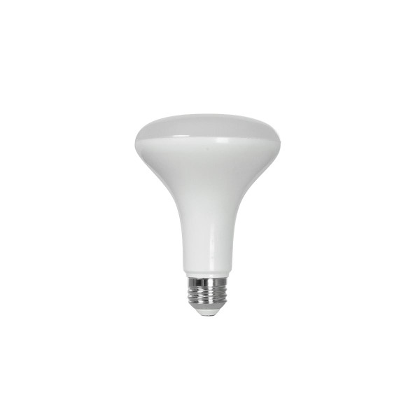 Eiko 10W 850LM BR30 Plastic 80CRI 4000K Dimmable E26, a white LED light bulb with a BR30 shape designed for energy-efficient lighting.