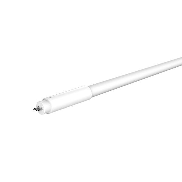 Eiko 10W 1500LM T5 3FT Type B Double Ended Plastic Light Bulb, a white tube-style LED light with double-ended plastic base, 80CRI 5000K color temperature, suitable for commercial lighting.