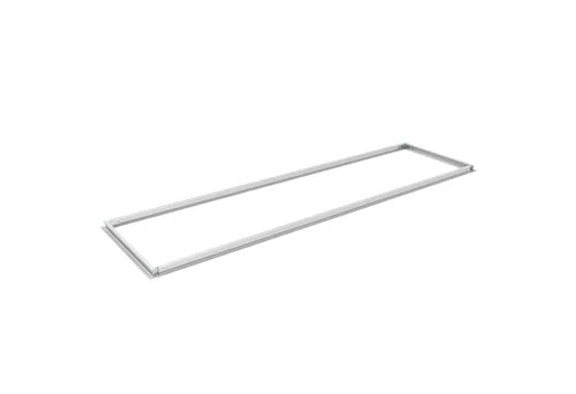 Flange / Drywall Recessed Mount Kit for 1X4 Center Basket Troffer Aluminum - 81813