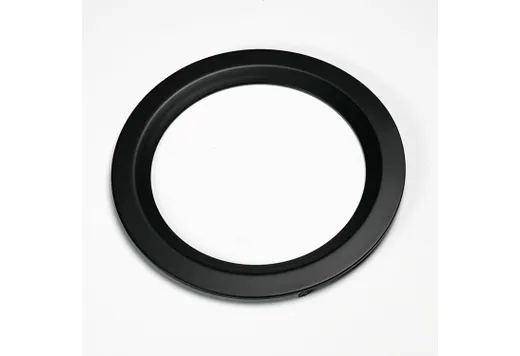 Halco Recessed Smooth Replacement Trim 8in Black for Slim Downlights (CSDL, DFDLS)