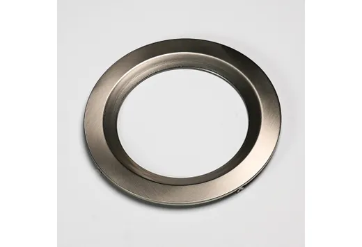 Halco Recessed Smooth Replacement Trim 6in Satin Nickel for Slim Downlights (CSDL, DFDLS)