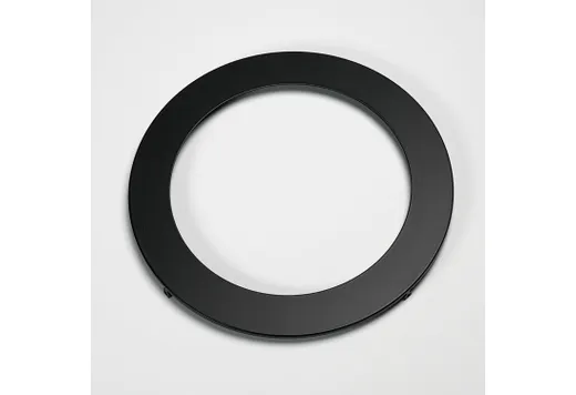 Halco Flat Smooth Replacement Trim 8in Black for Slim Downlights (CSDL, FSDLS)