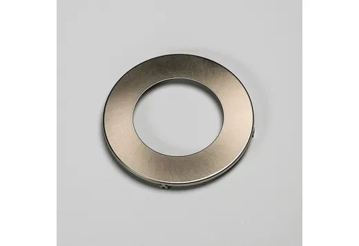 Halco Flat Smooth Replacement Trim 4in Satin Nickel for Slim Downlights (CSDL, FSDLS)