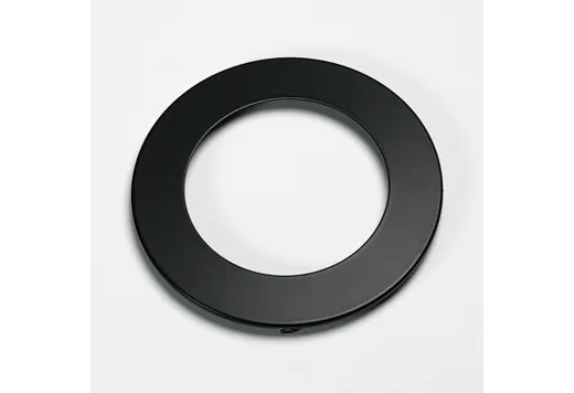 Halco Flat Smooth Replacement Trim 5in Black for Slim Downlights (CSDL, FSDLS)