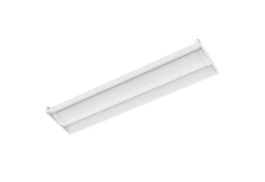 Halco LED 1x4 Center Basket Troffer Controls Ready 3.5mm Receptacle Lumen & Color Selectable (2500-4000Lum 20-25-30W 3500K-4000K-5000K) UNV 120-277V 0-10V Dimmable
