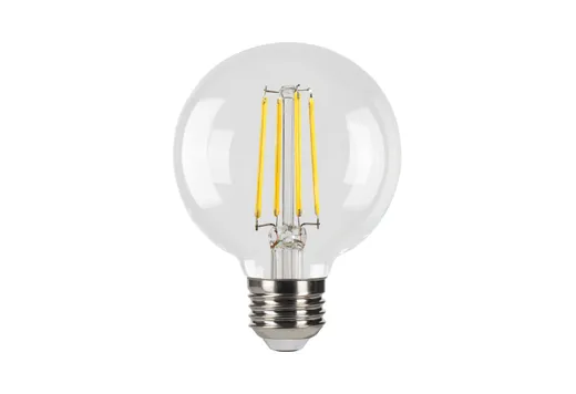 Halco LED Filament Globe G25 Bulb Medium (E26) Base 3000K 9W 810 Lumens (100W Equiv) Clear Dimmable T20/T24 Gen-4