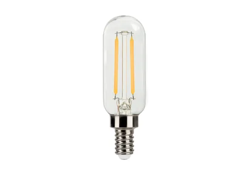 Halco LED Filament Tube 3in T8 Bulb Candelabra (E12) Base 2700K 5W 450 Lumens (40W Equiv) Clear Dimmable T20 Gen-4