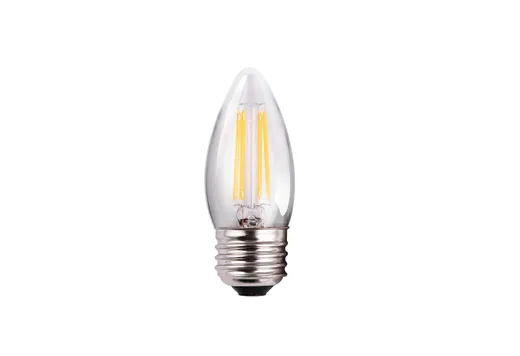 LED Bullet (B11) Filament Bulb Clear Medium (E26) Base 120V 300 Lumen 15000 hours 82 CRI Dimmable - 85055
