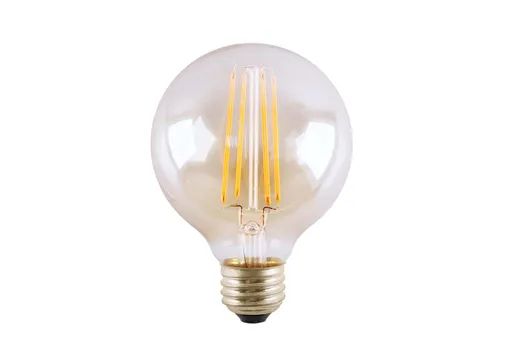 LED Globe (G25) Filament Bulb Clear Medium (E26) Base 120V 800 Lumen 15000 hours 82 CRI Dimmable - 85072