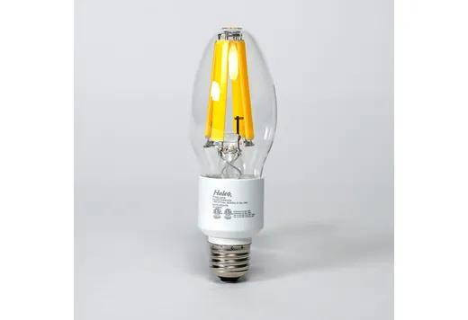 Halco LED HID Filament ED17 Lamp 15W 4000K E26 Base 2700 Lumens, energy-efficient LED light bulb with vintage filament design for bright illumination.