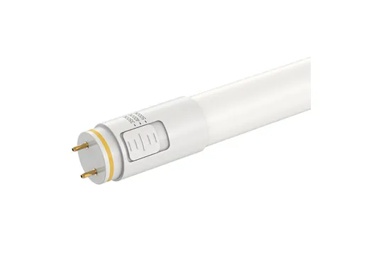 Halco LED T8 Hybrid Linear Tube 48in 12.5W Color Selectable 3500K 4000K or 5000K Type A-B DuoConnect 120-277V 1600 Lumens 50000 hours Medium Bi-Pin (G13) Base PET Coated 83CRI