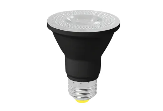 LED PAR20 Flood 6.5W 3000K 40Deg Dimmable 90+ CRI 550 Lumen Black Housing T20 T24 JA8-2019 (Performance Series) - 80213