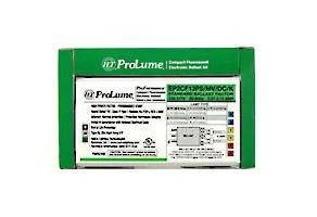Halco EP2CF18PS/MV/DC/K 52104 CFL18W 2Lamp ELEC MV PS DC Kit, unopened green and white packaging box with product details.