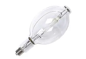 HID Standard Metal Halide Clear Base Up BT56 Bulb Mogul Base 1500W 4000K Probe Start Dimmable - 108214