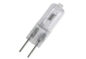 JCD Type Halogen T4 Bulb 20W 130V 2750K GY6.35 Base 180 Lumens CC2V Filament 2000 Avg Life 99 CRI Dimmable