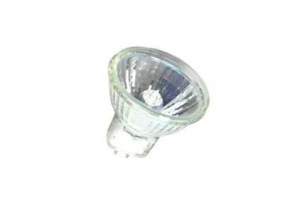 Halco MR11 Halogen Medium Flood with Lens 20W 12V 2900K GU4 Base, compact halogen light bulb with lens for focused lighting.