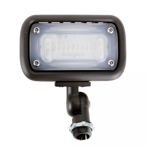 SLG 1,500 Lumens, 15W, 4000K, 7H x 7V,1/2” Knuckle, Dark Bronze - FLS 15 G1 4K