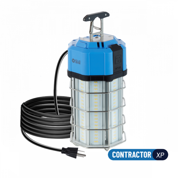 SLG TEMP Portable Work Light, 6ft Cable with Plug, 1 bulb, 100W, 13000 Lumen, 5000K