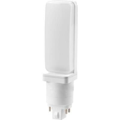 Eiko Type A/B Dual Mode Line Voltage & Electronic Ballast Compatible 4pin 12W-1100lm Hori G24q Base 80+ CRI 2700K, white energy-efficient fluorescent bulb