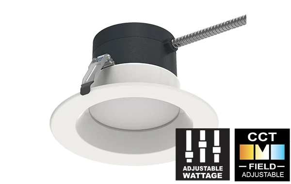 Aleo Lighting CDL-6LE-UX/9CT G2 – Commercial Downlight, 6", 7W / 10W / 15W, 2700K / 3000K / 3500K / 4000K / 5000K