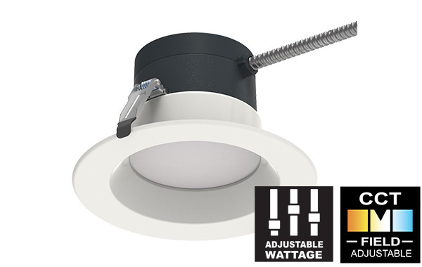 Aleo Lighting CDL-8LE-UX/9CT G2 – Commercial Downlight, 8", 10W / 20W / 25W, 2700K / 3000K / 3500K / 4000K / 5000K