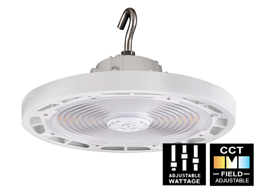 Aleo Lighting UXB-UX-150/CT-HV G4 ECO (SR) – Circular LED High Bay, 100W / 120W / 150W, 4000K / 5000K