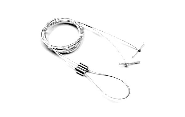 Aleo Lighting -ACC – Aircraft Cable - 10' 1/16 cable toggle kit with grip lock