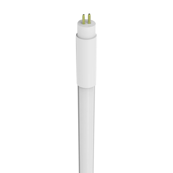 Eiko Glass Ballast Bypass T5 4FT 24W-3300LM 3500K 80+CRI 120-277VAC, white T5 fluorescent tube with glass construction and electrical pins.
