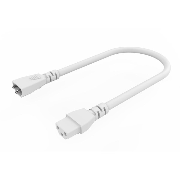 Eiko 12 Inch Interconnect Wire for LS2 and LS3, white cable with connector ends for vehicle engine wiring.