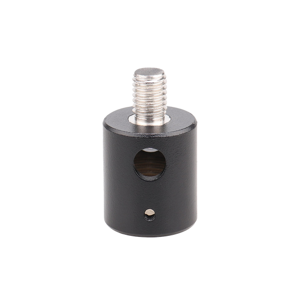 Pipe adaptor, M10 to 3/4", side hole