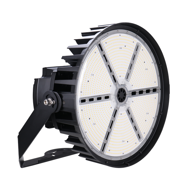 SIG2 Sports Light & High Bay, PowerSet 800/750/700W, 4000K, 30° Lens, 120-277V, 0-10V Dimming, Black